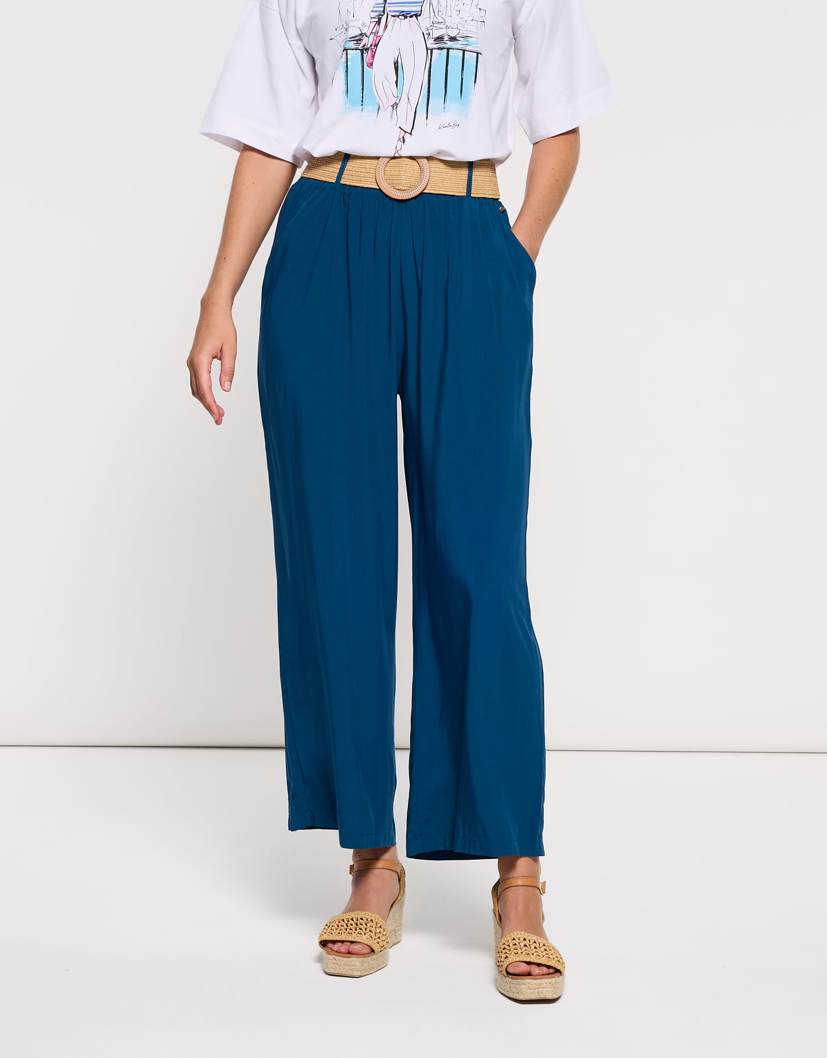 Pantalón Largo Azul - Terdam