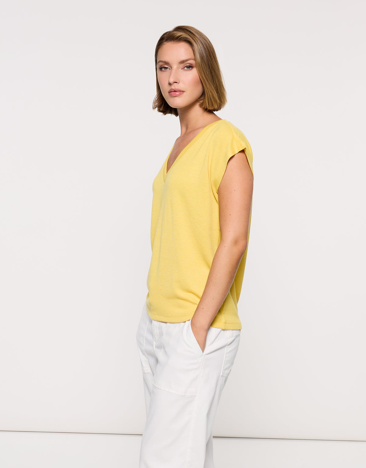 Camiseta Manga Corta Mostaza - Imara 3