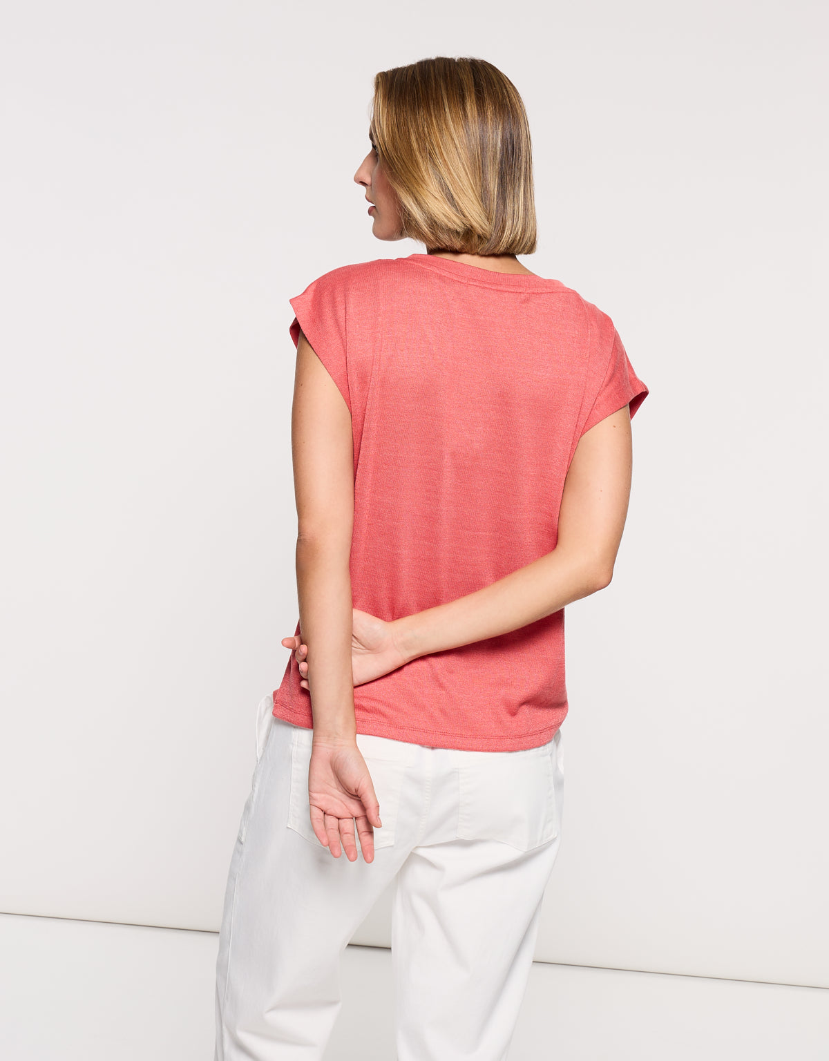 Camiseta Manga Cortal Coral - Imara 4