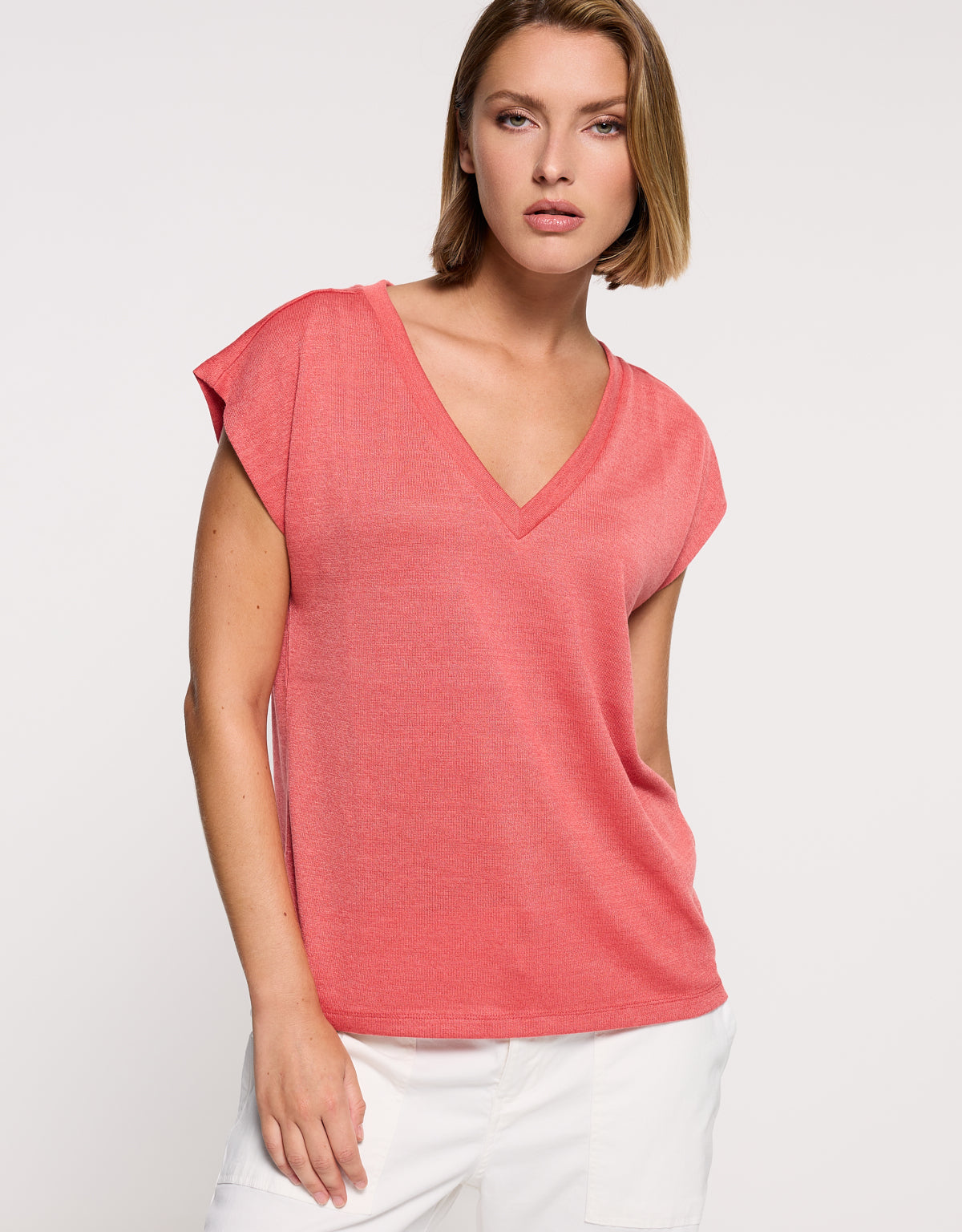Camiseta Manga Cortal Coral - Imara 5