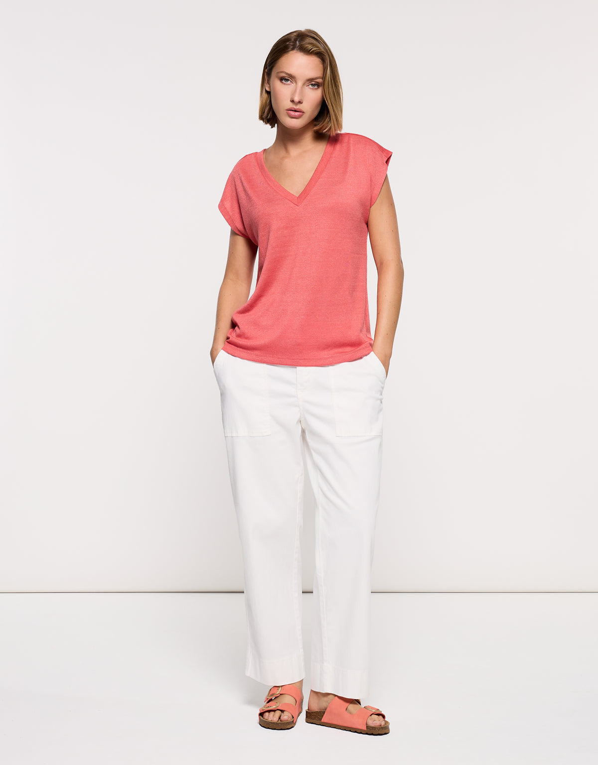 Camiseta Manga Cortal Coral - Imara 6