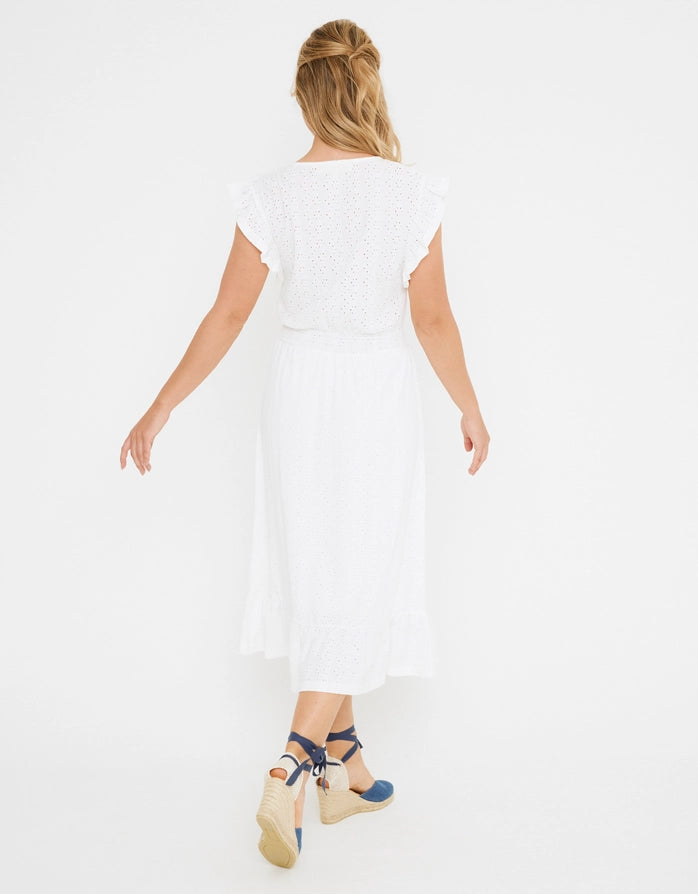 Vestido Largo Blanco - Tocsi