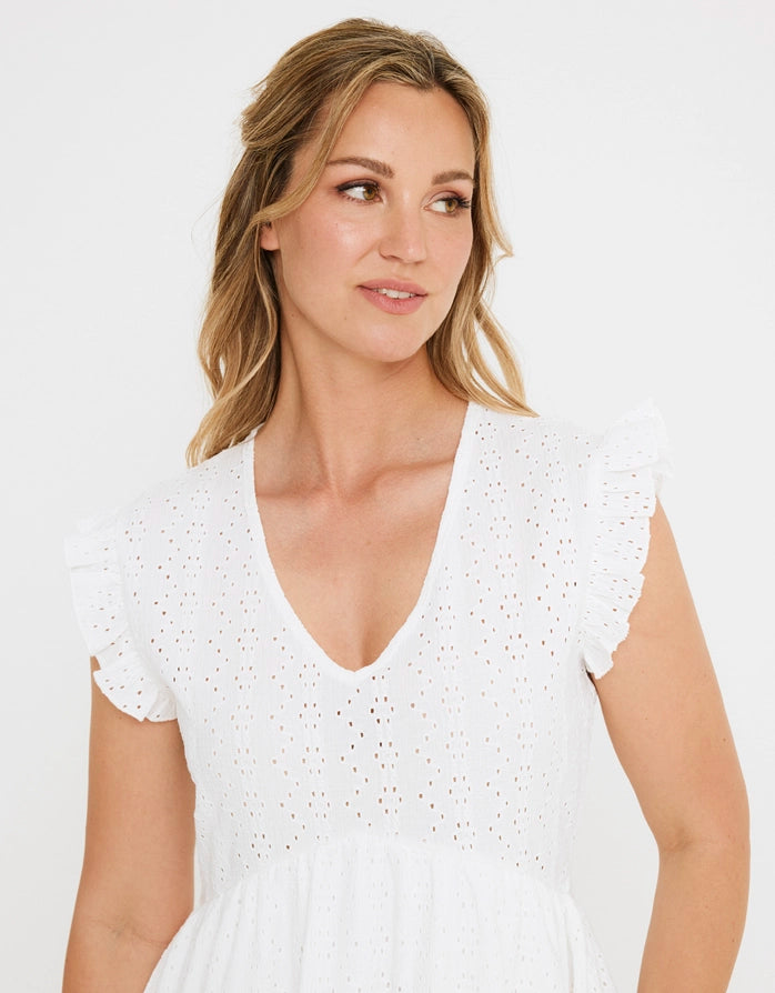 Vestido Largo Blanco - Tocsi