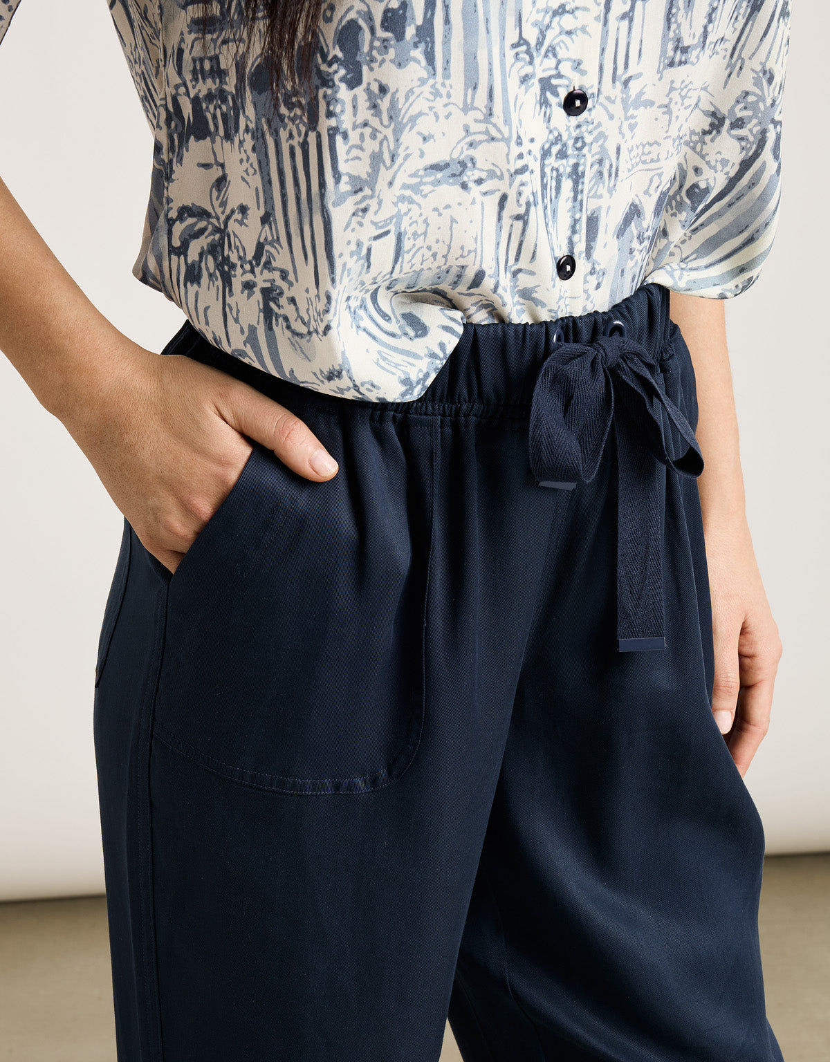 Pantalón Jogger Largo Azul Marino - Axelio 4