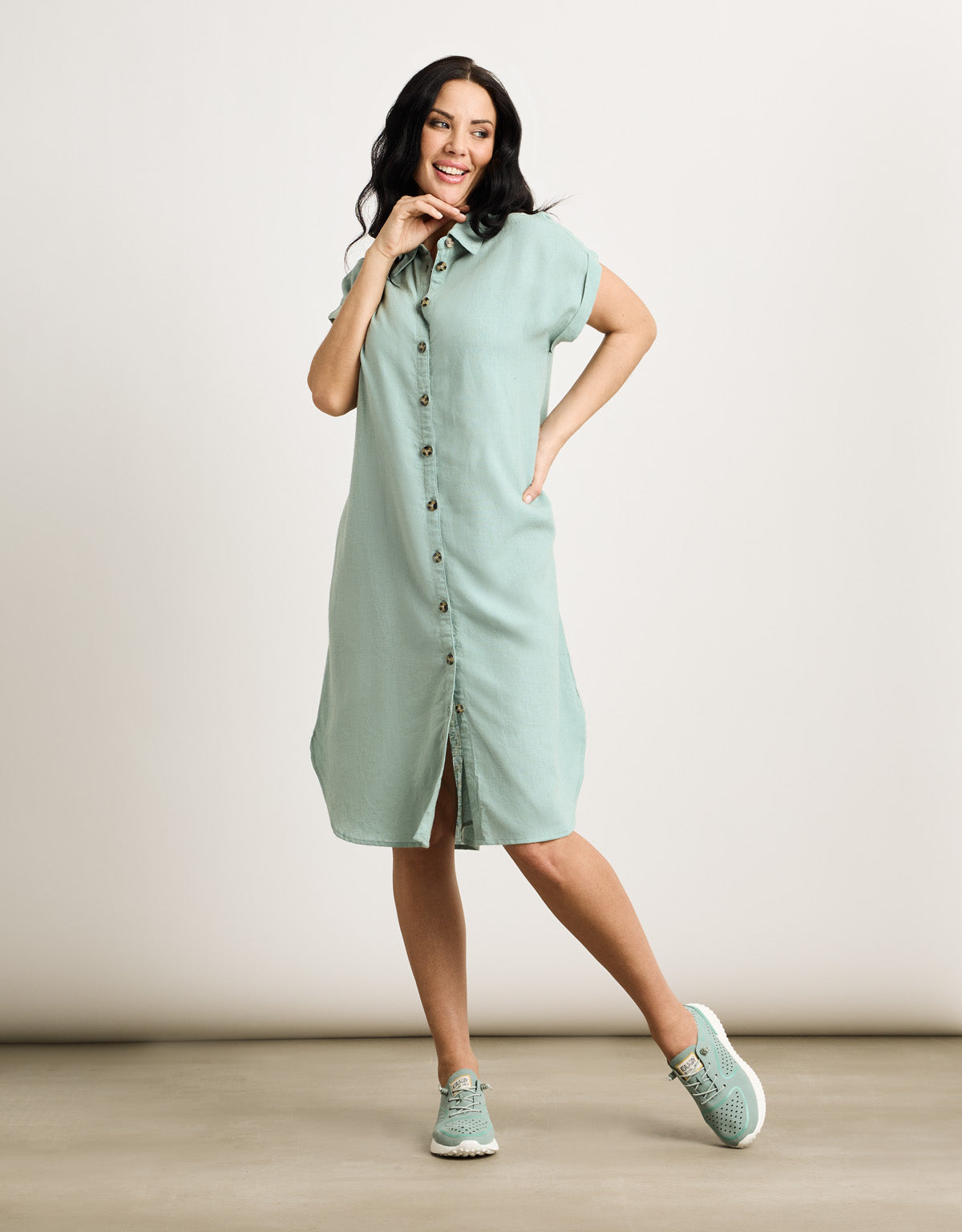 Vestido Midi Turquesa - Bayo