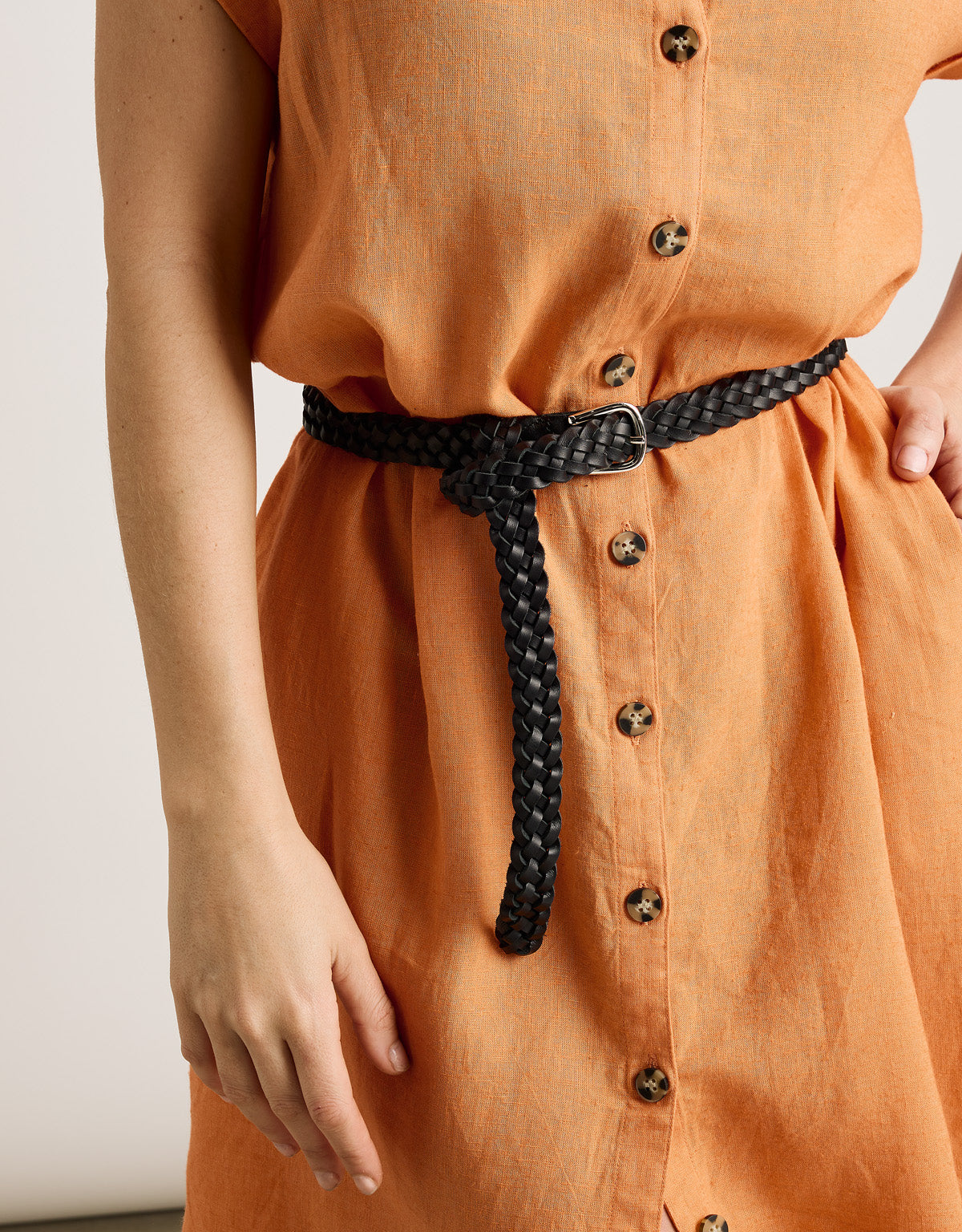Mandarin Midi Dress - Bayo