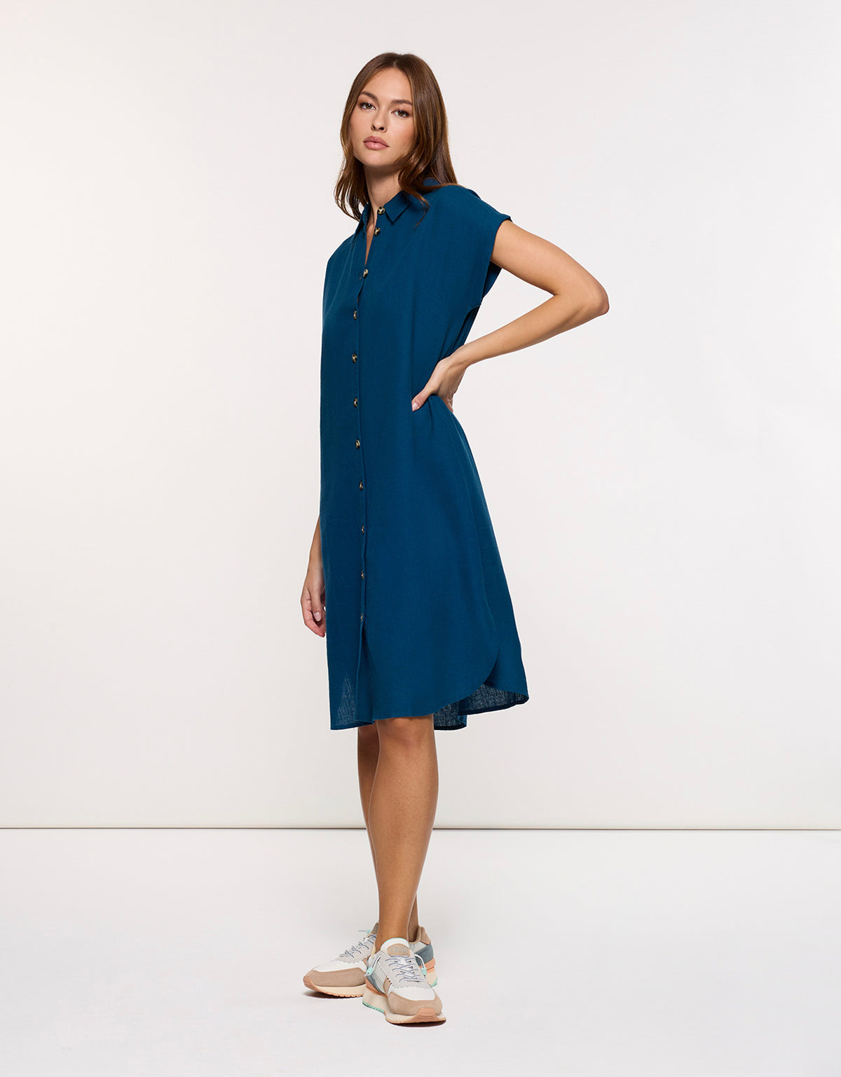 Vestido Midi Azul - Bayo 3
