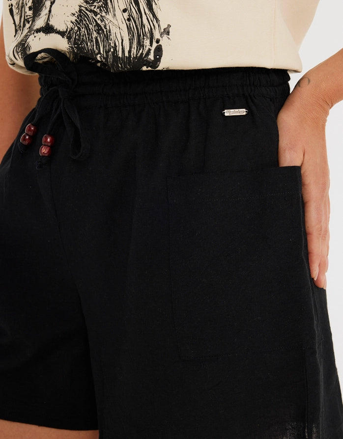 Short Algodón Y Lino - Haim