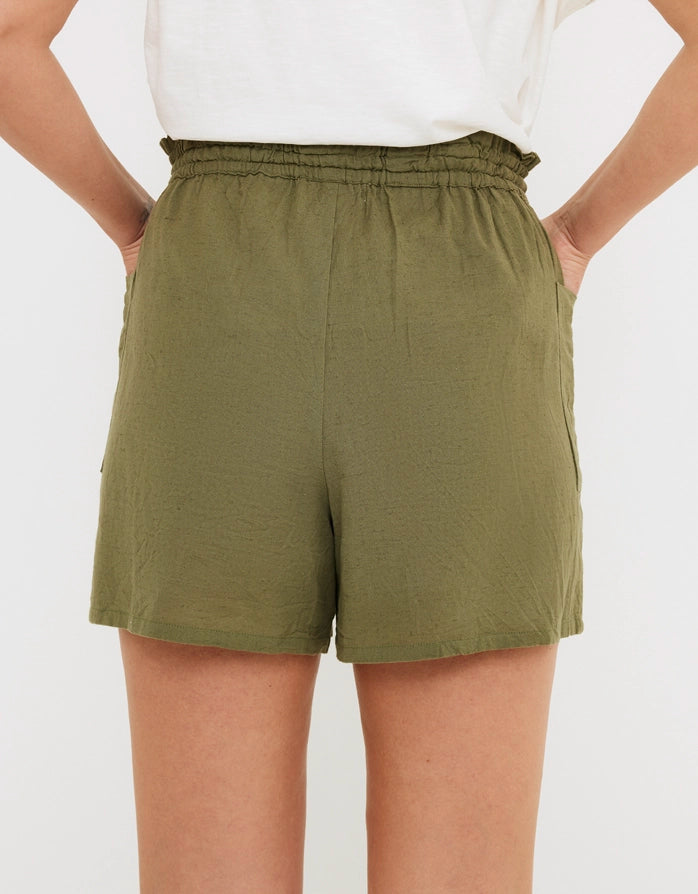 Short Algodón Y Lino - Haim