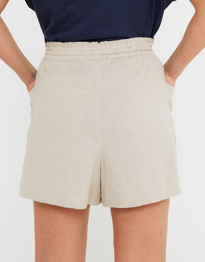 Short Algodón Y Lino - Haim 2