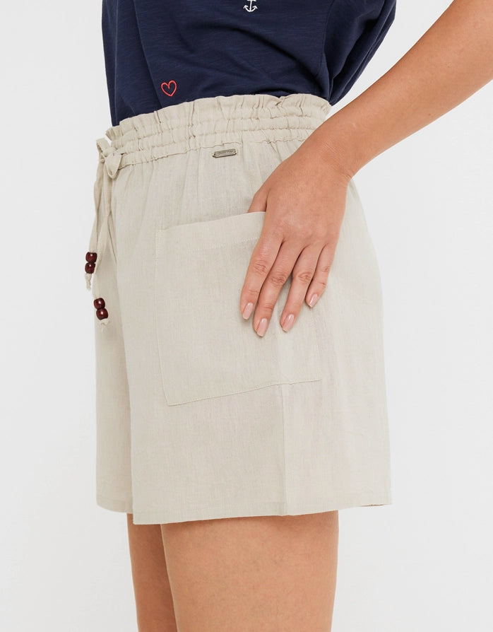 Short Algodón Y Lino - Haim 3