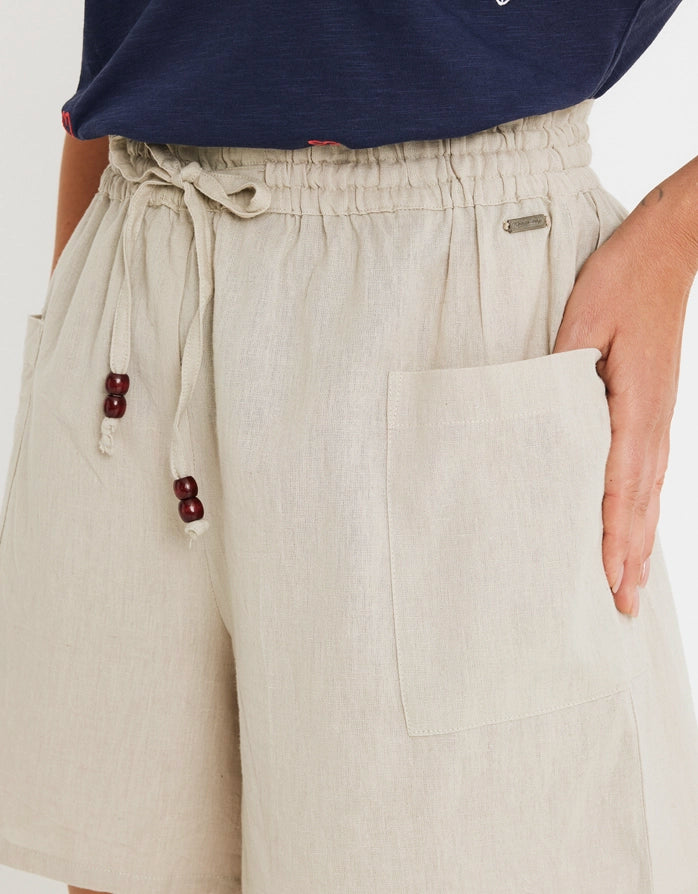 Short Algodón Y Lino - Haim 4