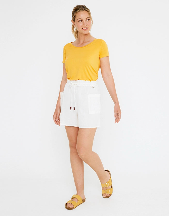 Short Algodón Y Lino - Haim