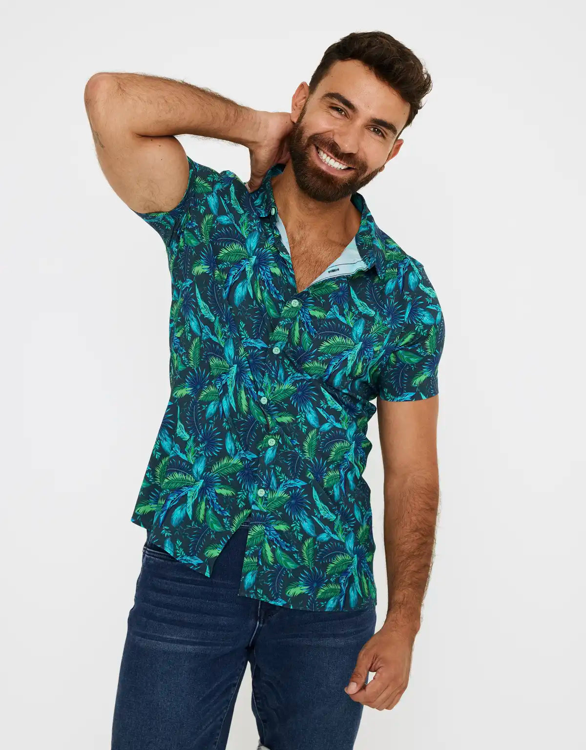 Camisa Manga Corta Verde - Selvas