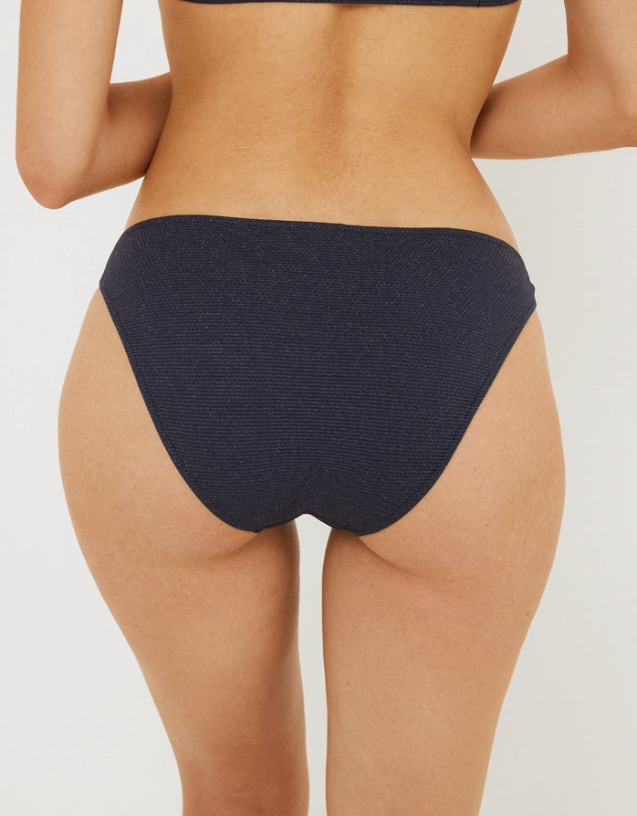 Navy Blue Bikini Bottom - Bermea