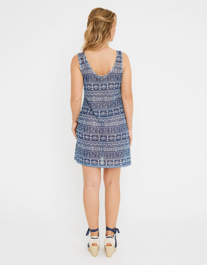 Vestido Corto Azul Marino - Azaila