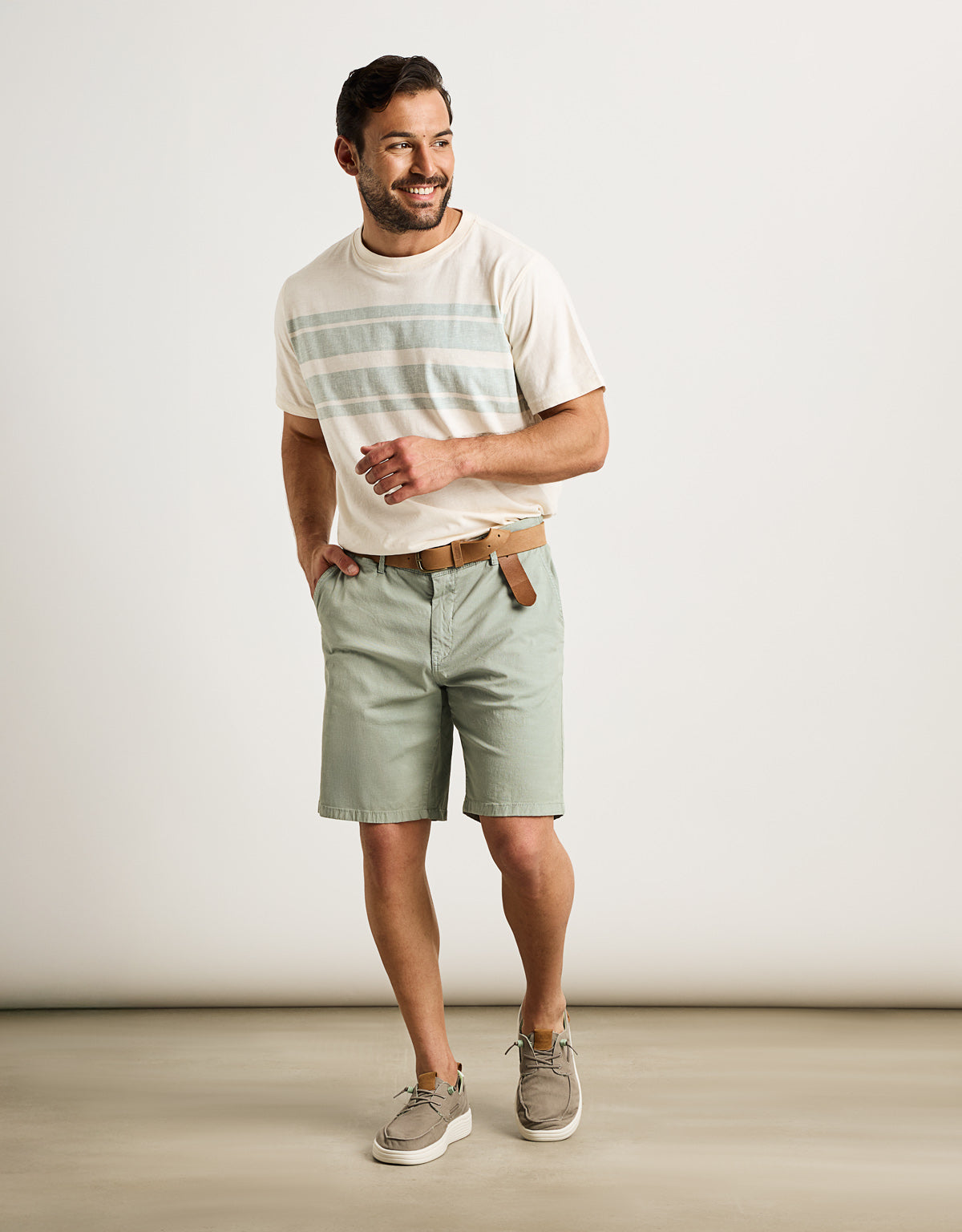 Bermuda Algodón Verde - Sage 2