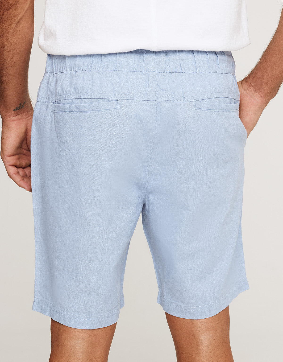 Bermuda Lino Azul - Damu 5