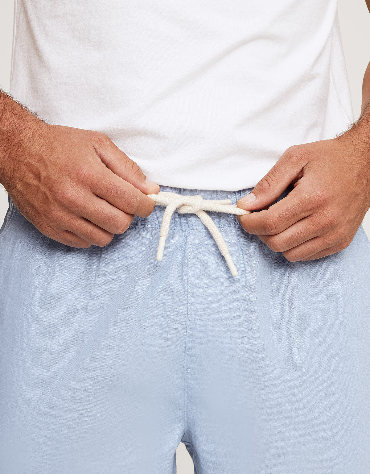 Bermuda Lino Azul - Damu 4