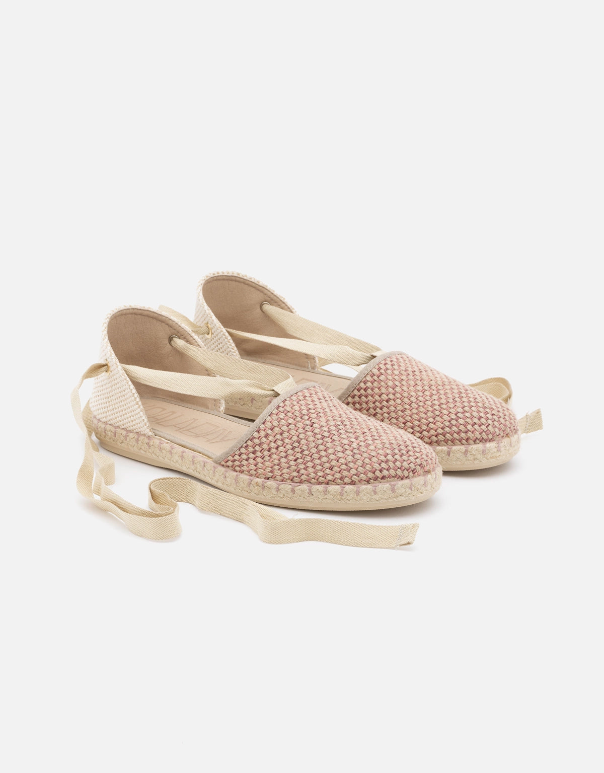 Alpargata yute y lino rosa 5