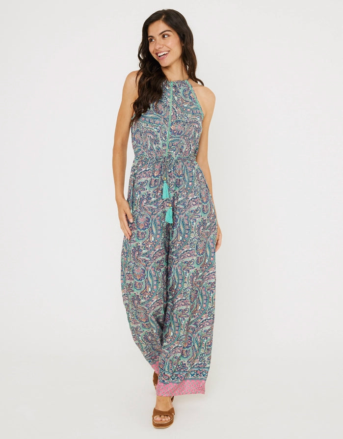 Combinaison longue aigue-marine - Flowita