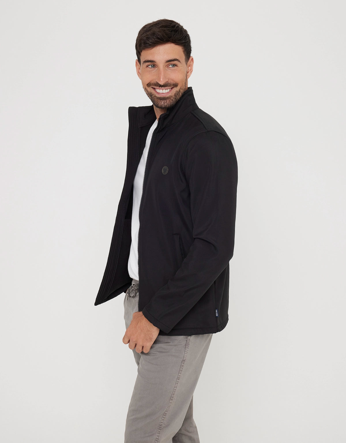 Chaqueta Cremallera Negro - North