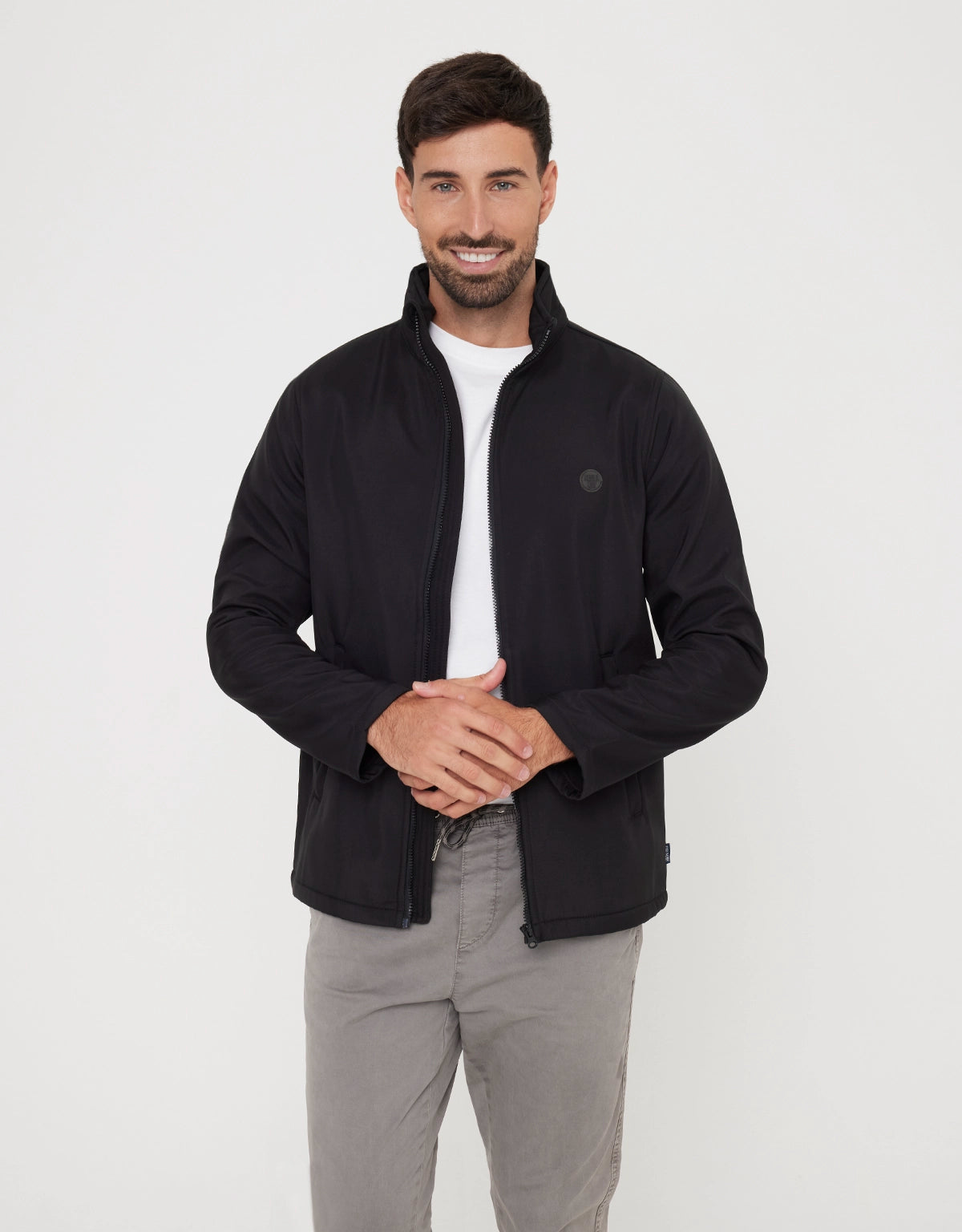 Chaqueta Cremallera Negro - North