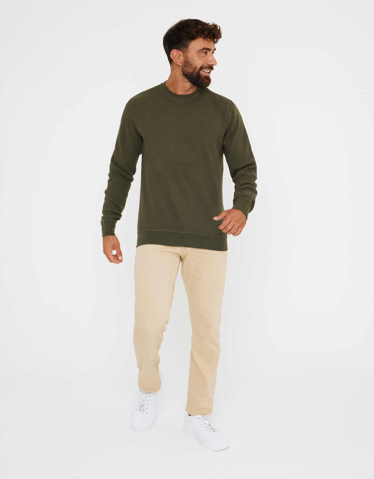 Sudadera sin Capucha Verde - Bridge