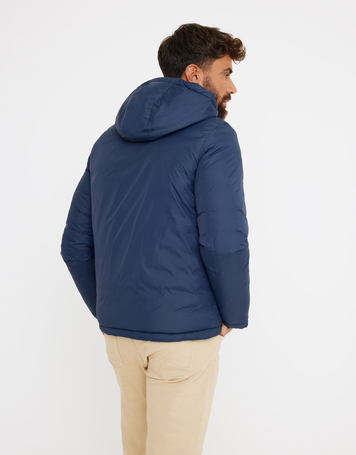 Chaqueta Reversible Azul Marino - Kesbury