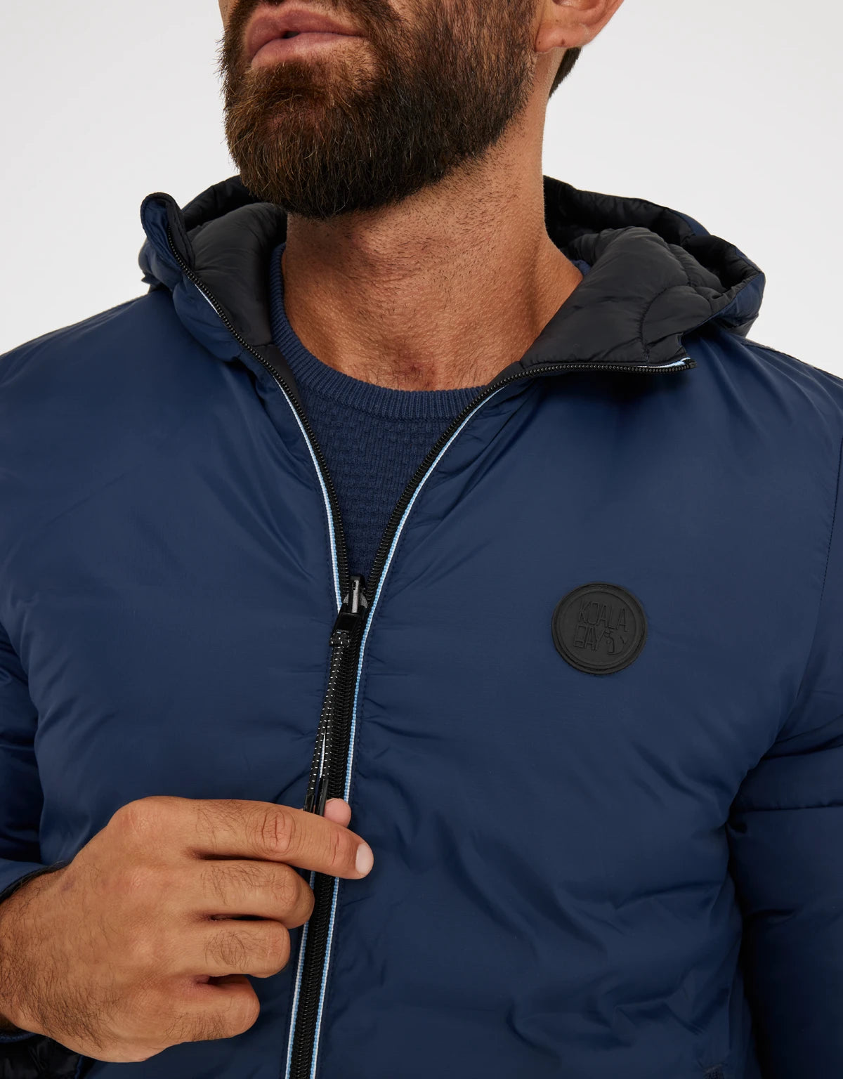 Chaqueta Reversible Azul Marino - Kesbury