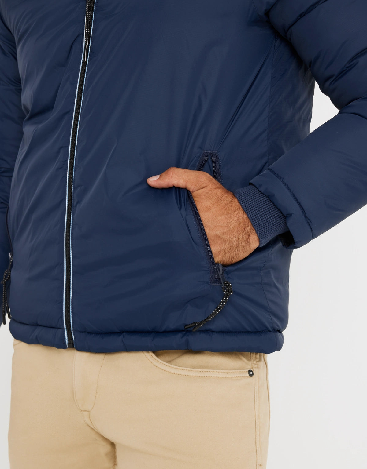 Chaqueta Reversible Azul Marino - Kesbury