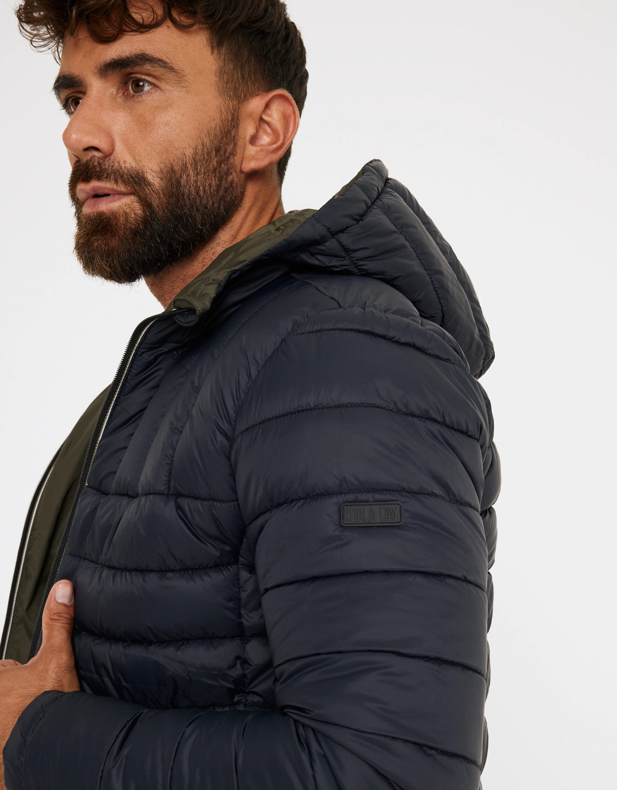 Chaqueta Reversible Verde - Kesbury