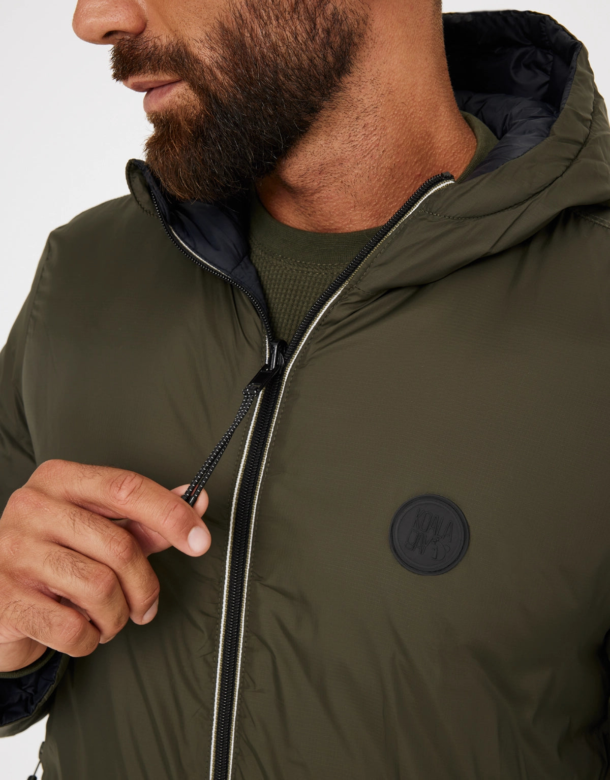 Chaqueta Reversible Verde - Kesbury