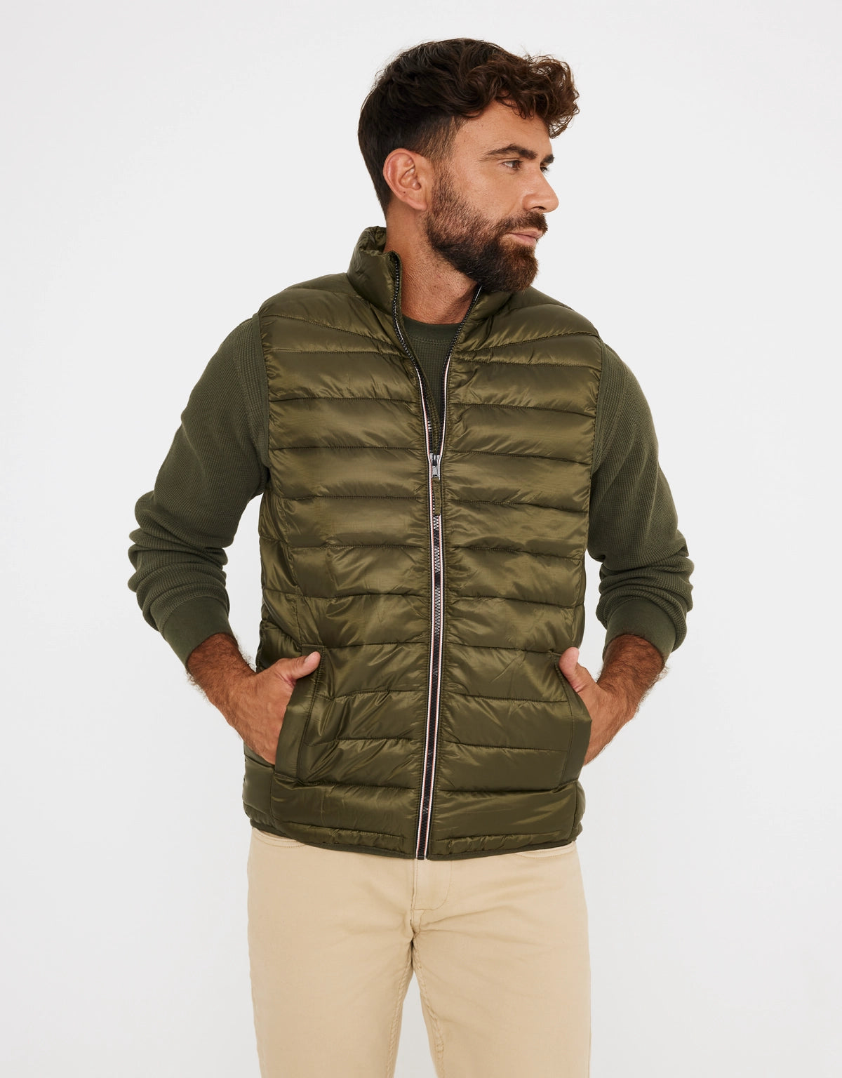 Chaleco Acolchado Ligero Verde - Penbroke