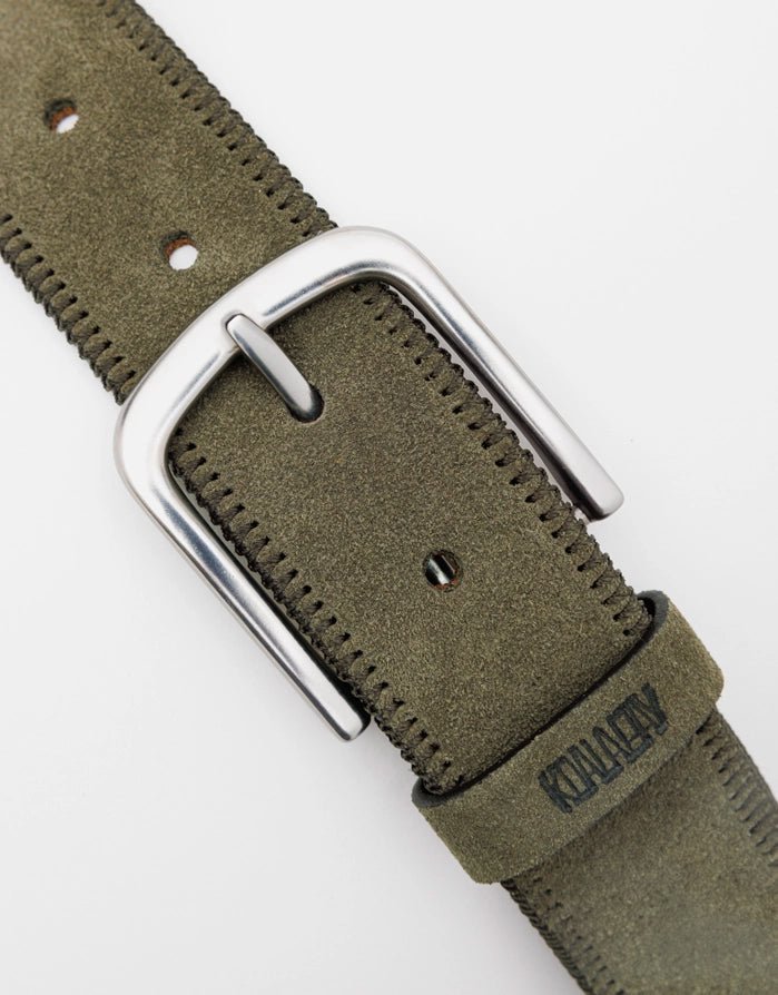 Khaki Suede Belt - Izan