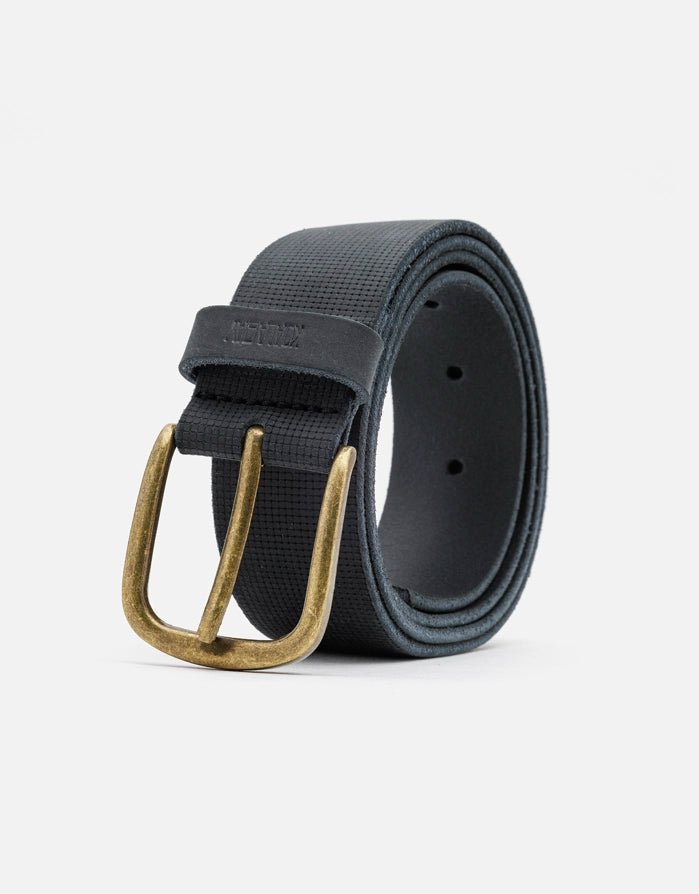 Cinturón Negro Piel Textura - Hugo