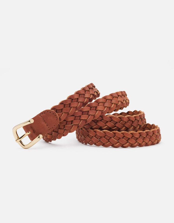 Cinturón Trenzado Piel con Hebilla - Katrina