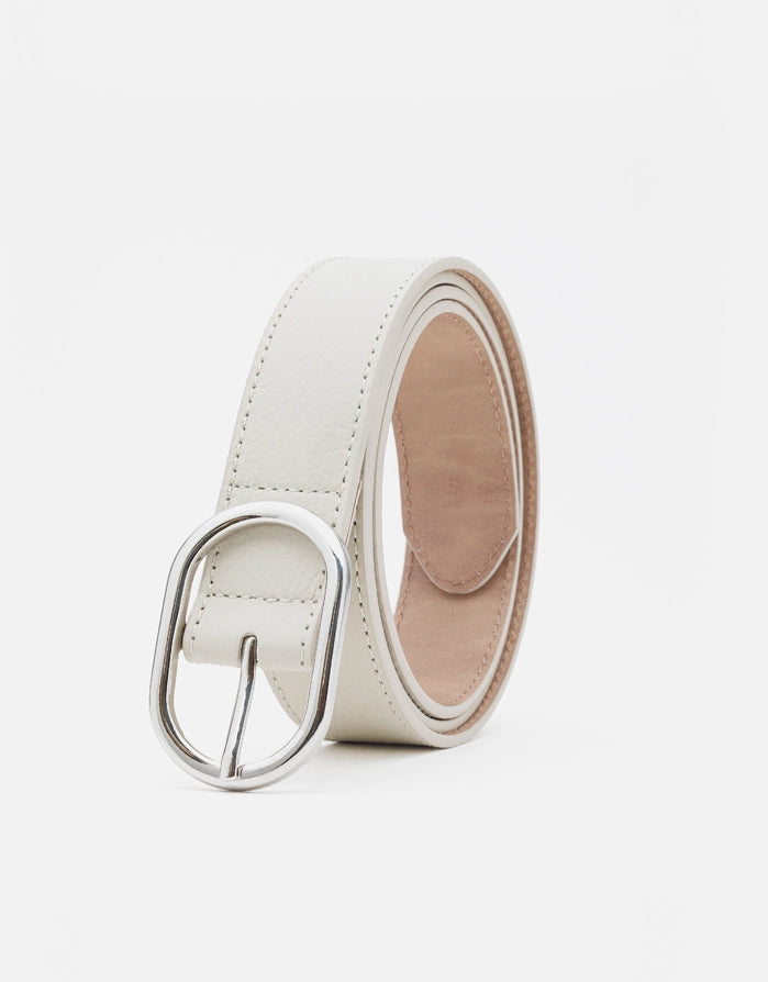 Cinturón Piel Blanco Roto - Cocot