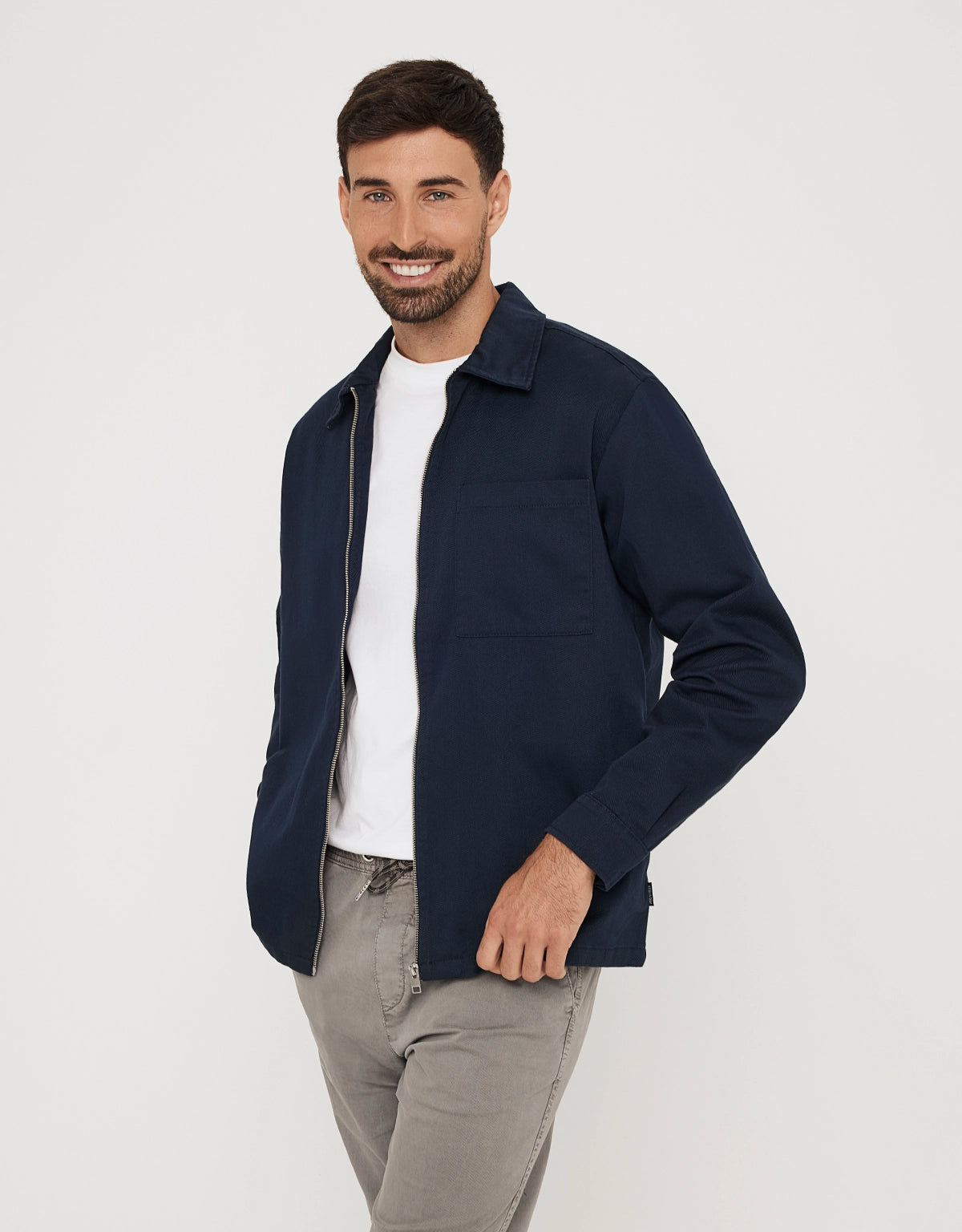 Cazadora Cremallera Azul Marino - Trimm