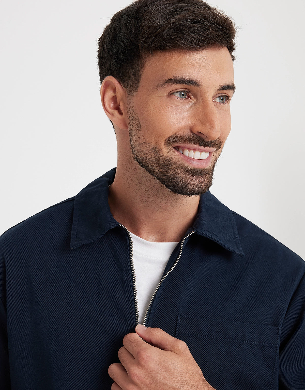 Cazadora Cremallera Azul Marino - Trimm