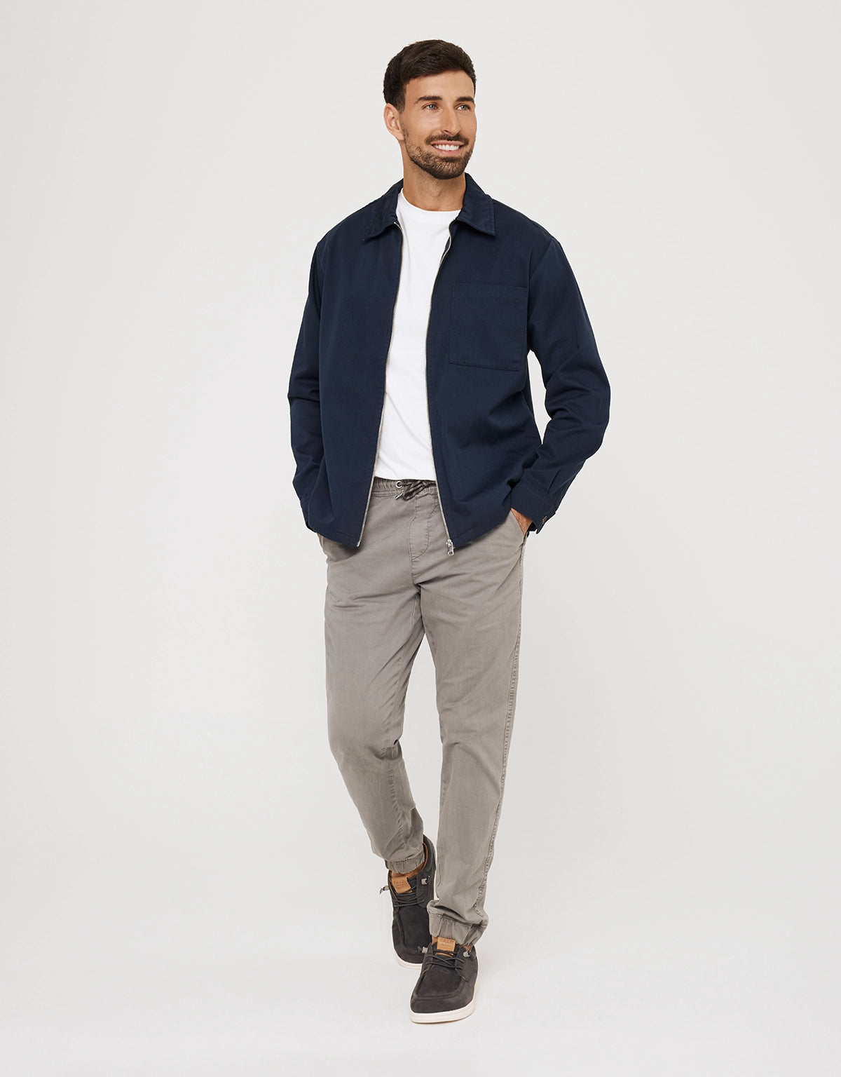 Cazadora Cremallera Azul Marino - Trimm