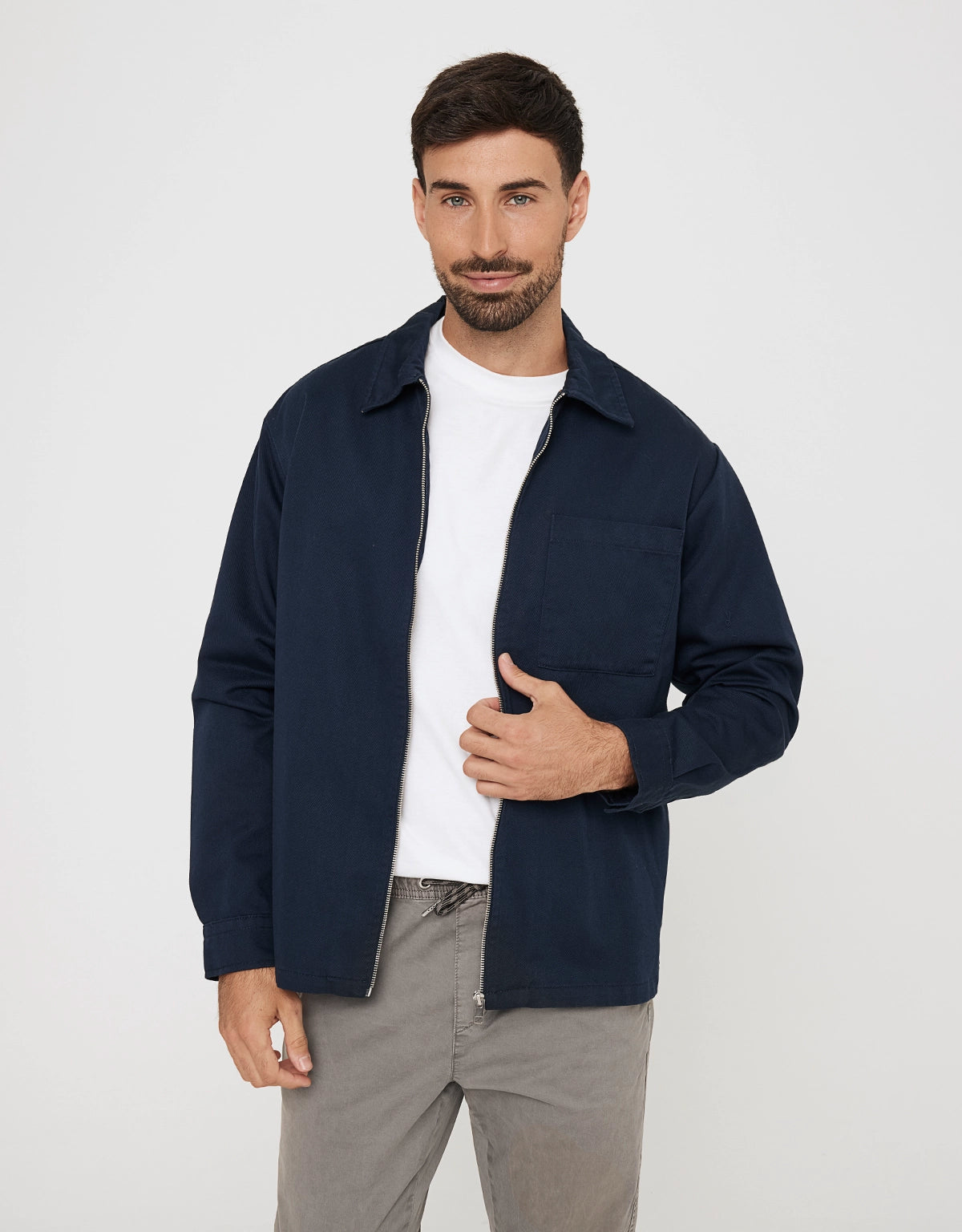 Cazadora Cremallera Azul Marino - Trimm