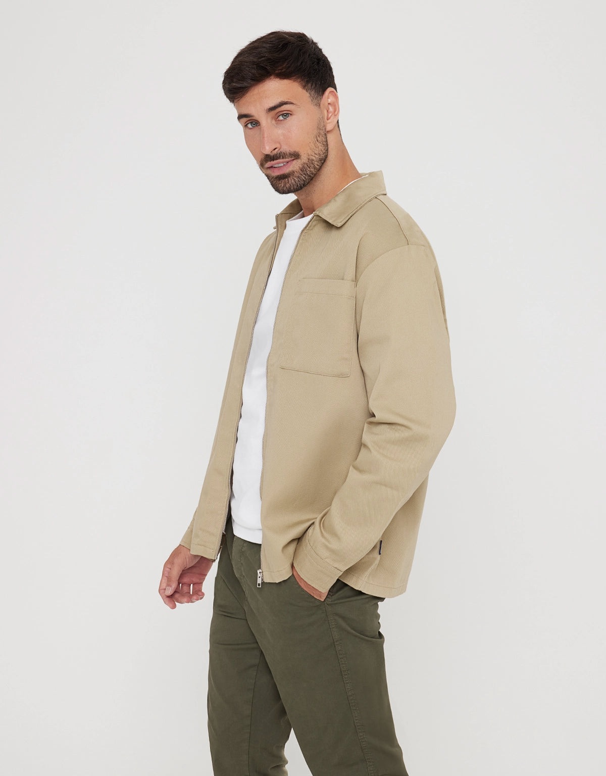 Cazadora Cremallera Arena - Trimm