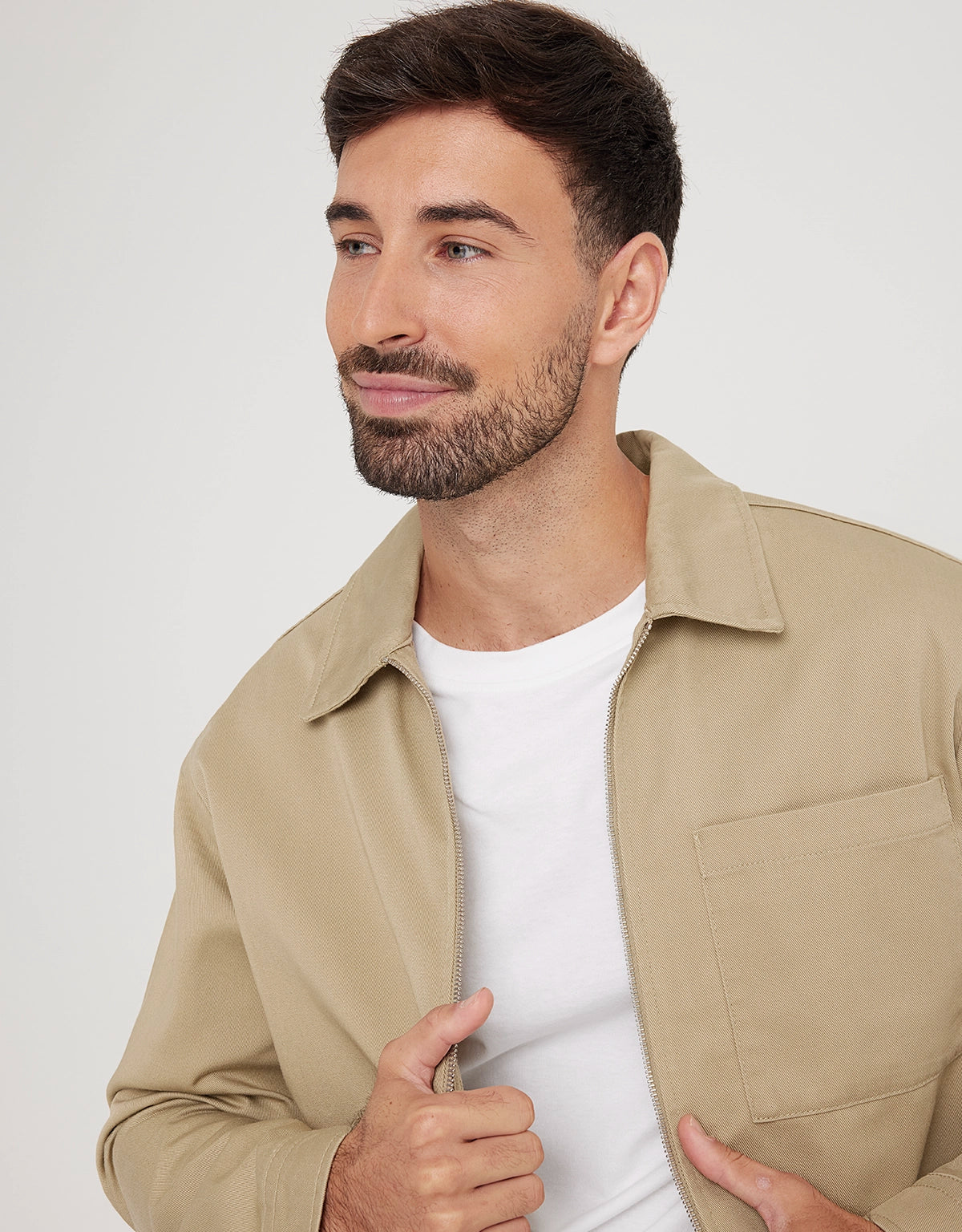 Cazadora Cremallera Arena - Trimm