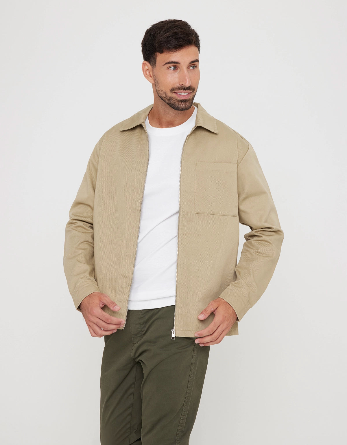 Cazadora Cremallera Arena - Trimm