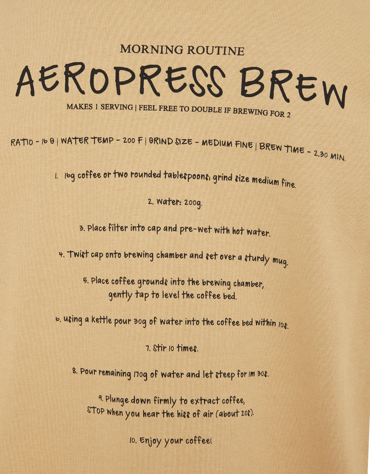 Sudadera sin Capucha con Estampado Marrón - Isalow