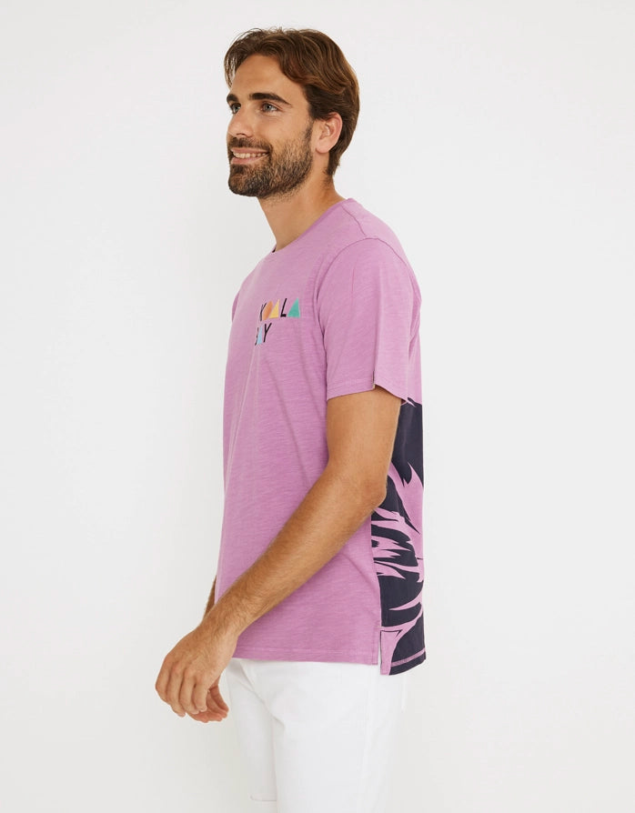 T-shirt à manches courtes lavande - Kaguai