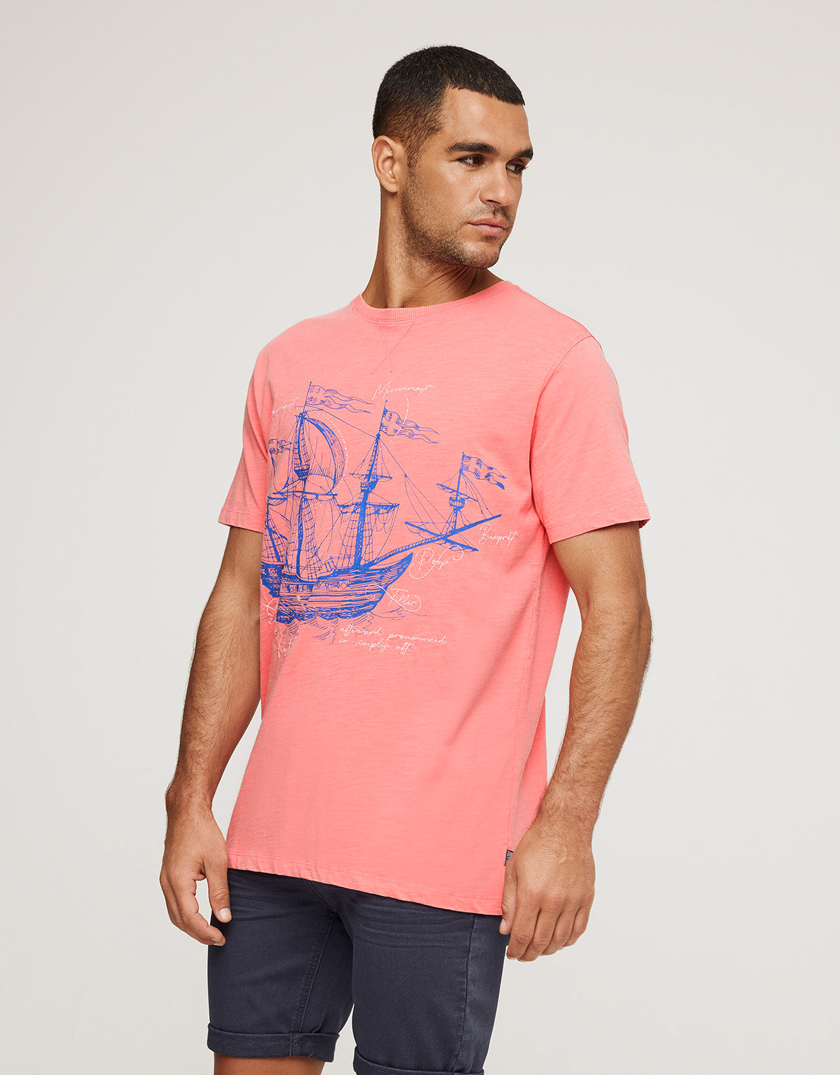 Camiseta Manga Corta Coral - Latrice