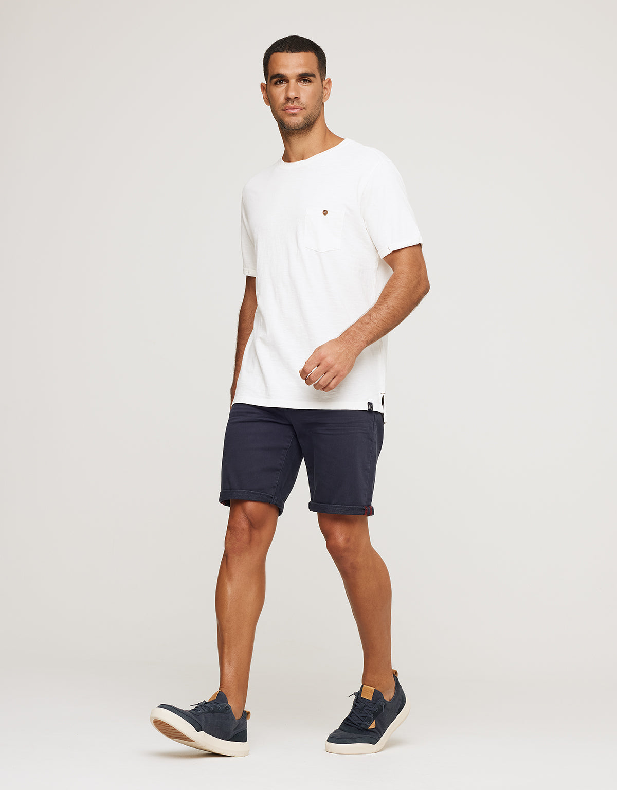 Camiseta Manga Corta Blanco - Button