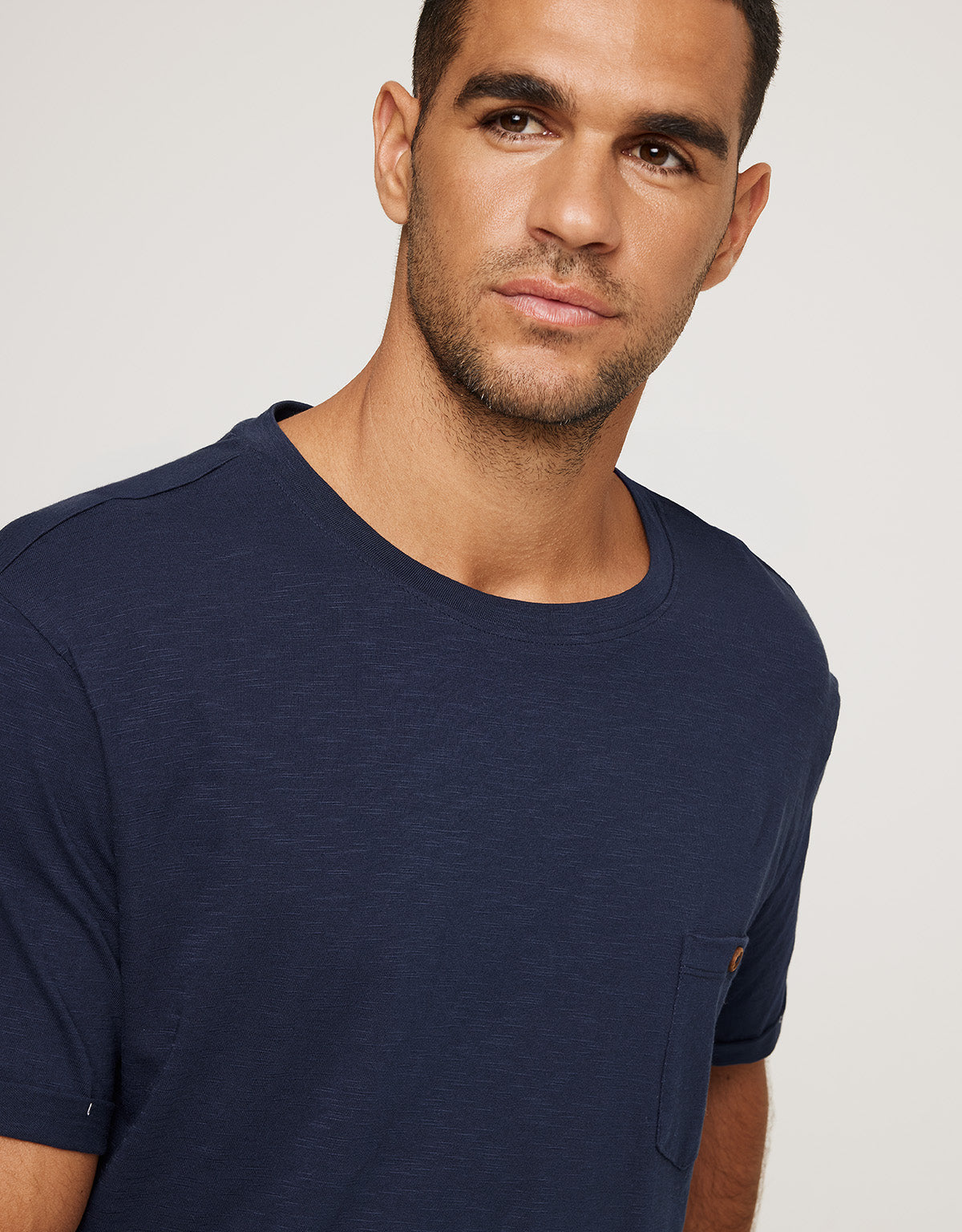 Camiseta Manga Corta Azul Marino - Button